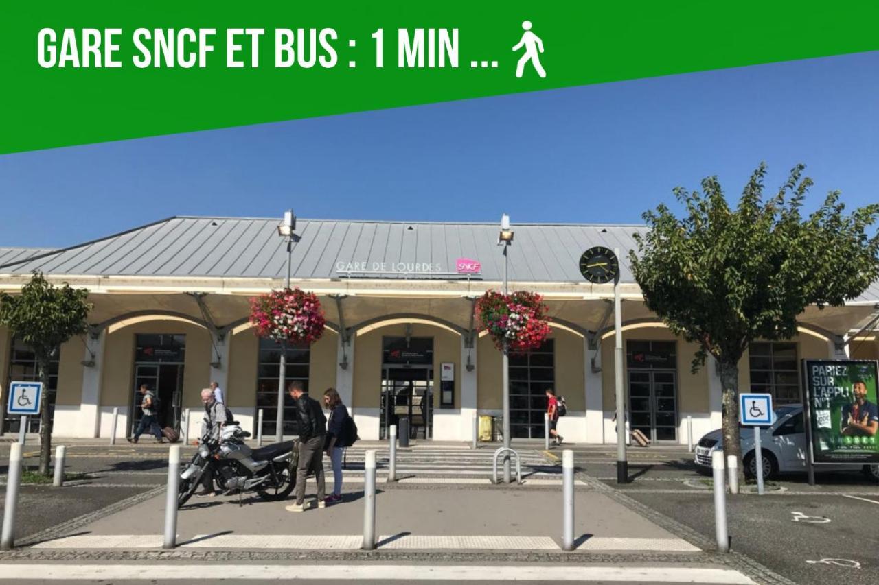 Loc Trotteur Le Fleur Des Champs F2 Cosy, Gare Sncf De Lourdes Apartment ภายนอก รูปภาพ